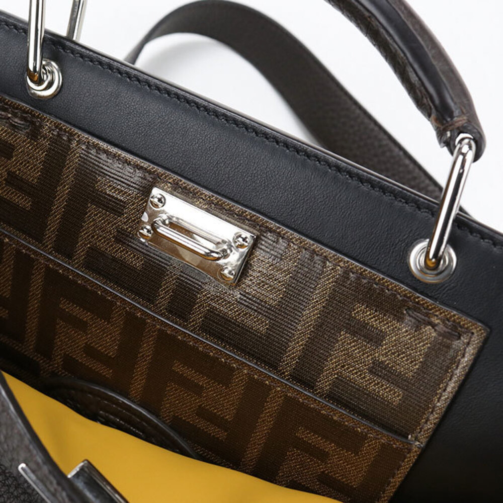 FENDI handbag 7VA506 Mini Essential Peekaboo women's brown - Picture 7 of 8